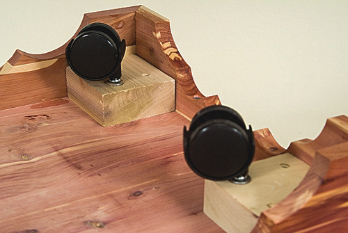 casters for blanket chest