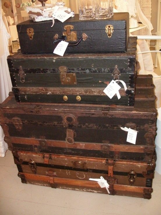 Antique Trunk History and Vintage Steamer trunk Information main page