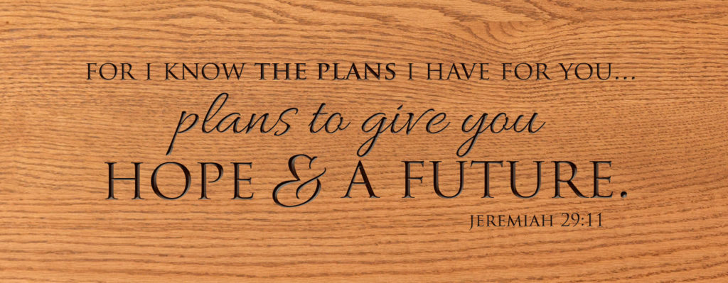 jeremiah 29 11 i know the plans i have for you plans to give you