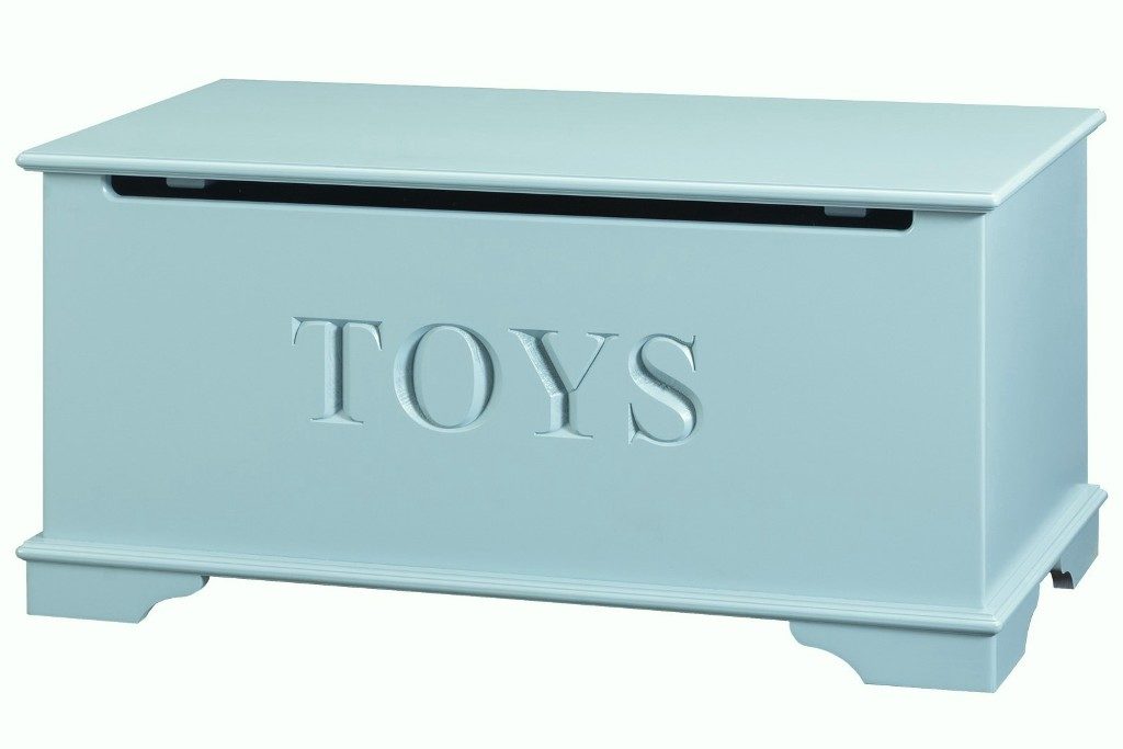 blue toy chest