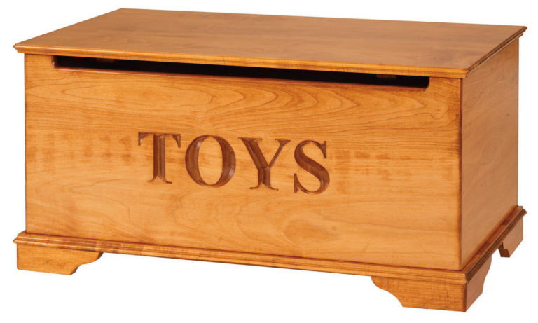 rustic gray toy box